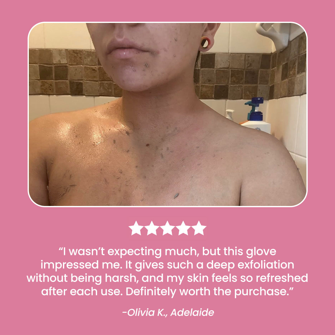 VIBRA LUXE™ Exfoliating Glove