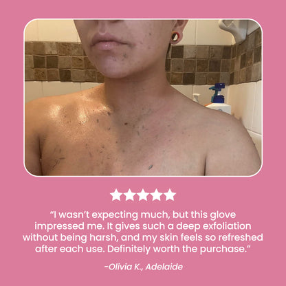 VIBRA LUXE™ Exfoliating Glove